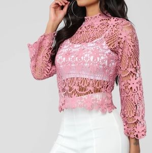 Crochet bell sleeve blouse